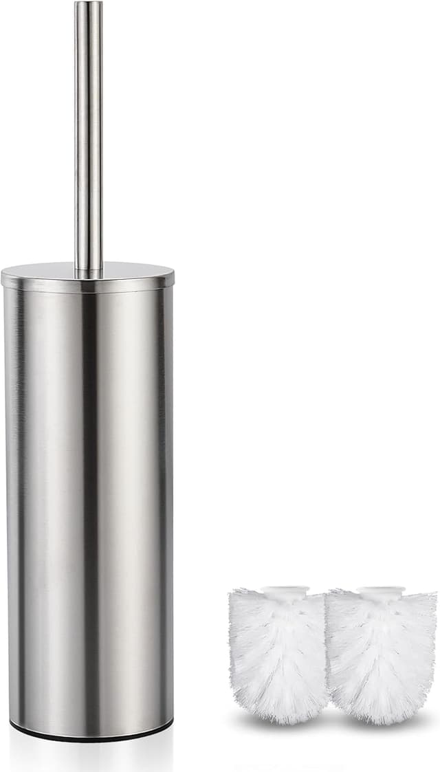 Detalle de FIISAYL Toilet Brush and Holder Set Stainless Steel
