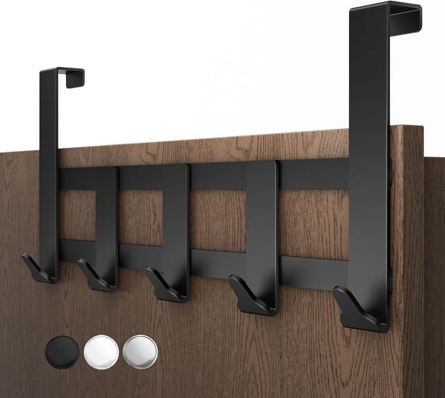 Thumbnail 6 de Menz appendiabiti per porta regolabile con 5 ganci in acciaio inox