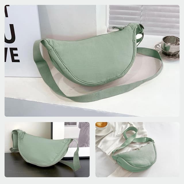 Thumbnail 6 de Uwiyo Crescent Bag for Women in Nylon – dumpling-style crossbody with adjustable strap