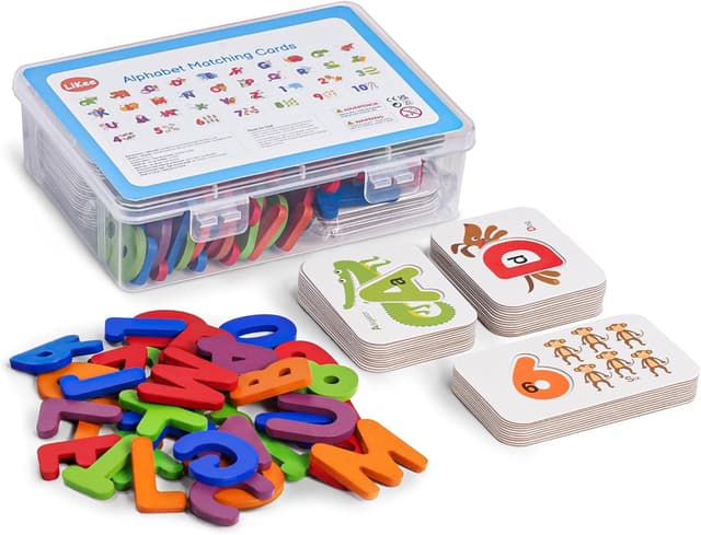 Imagen de LiKee Alphabet Flash Cards 36 🧩 en OfertitasTOP