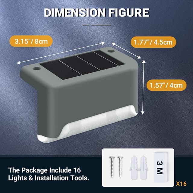 Thumbnail 5 de GIGALUMI Luces Solares para Exteriores Pack de 8🎇