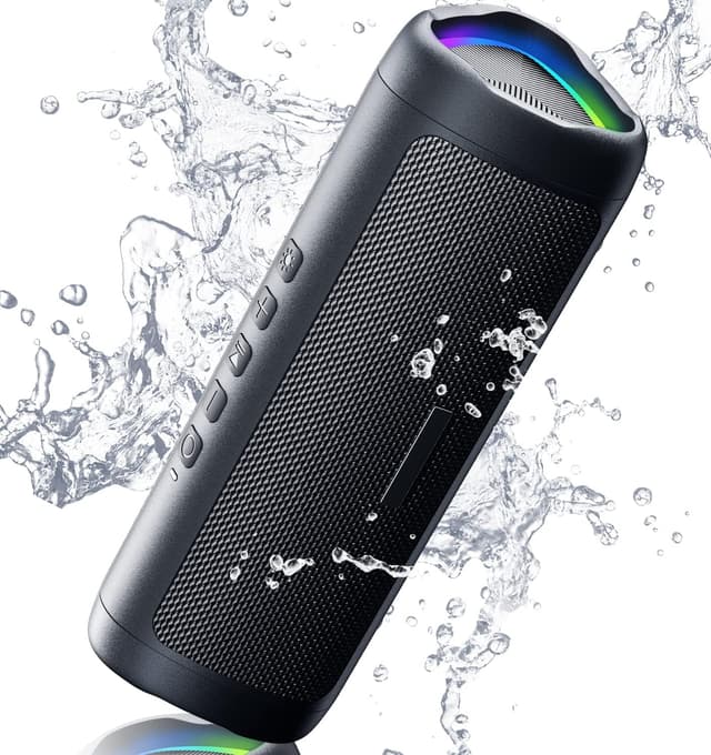 Detalle de BolaButty Bluetooth Speaker with HD Sound (IPX5, up to 20H, TWS pairing) — Portable Wireless Speaker in Black