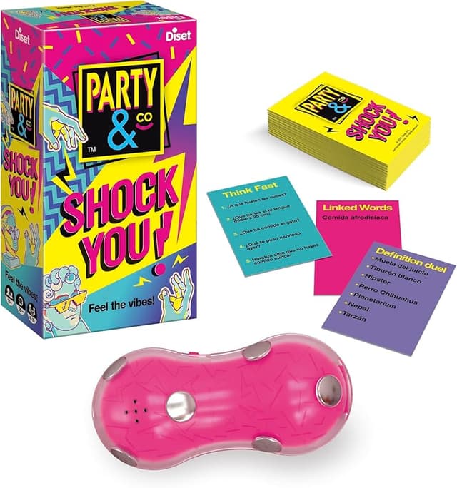 Detalle 2 de Diset Party & co Shock You 🎲 Juego de Mesa para mayores de 16