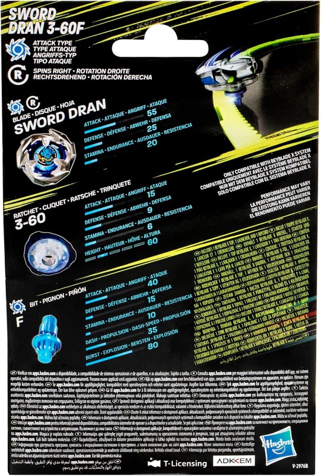 Thumbnail 4 de Beyblade BBX Sword Dran Attack gioco da tavolo 🎲