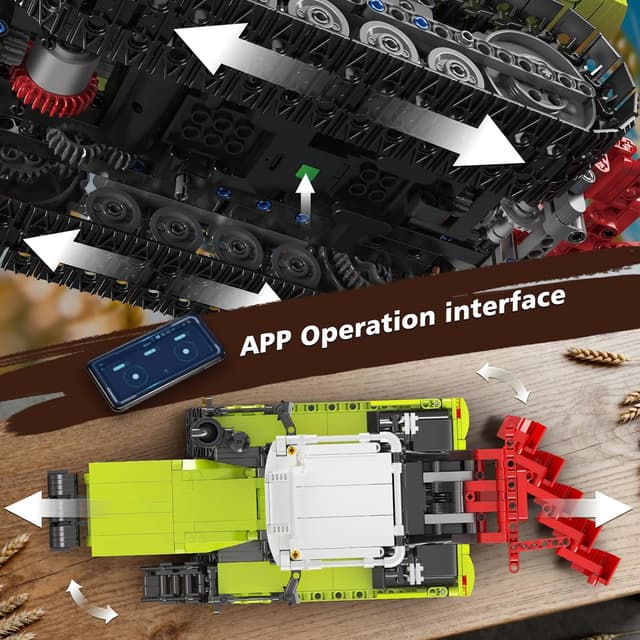 Thumbnail 3 de Mould King 17093 tracteur à chenilles