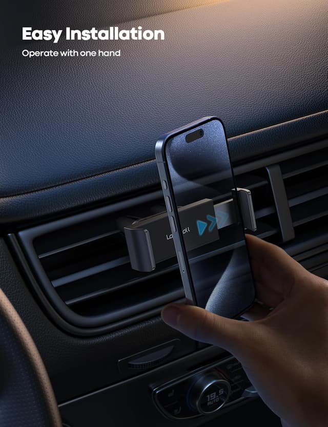 Detalle 2 de Lamicall Car Phone Holder 360° vent mount