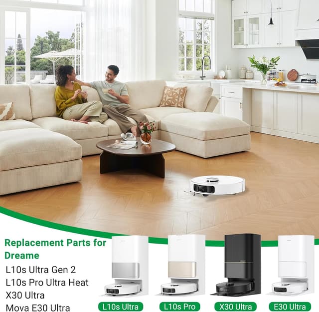 Detalle 2 de Bpbdzz 32-teiliges Zubehör-Set für Dreame L10s Ultra Gen 2, L40 Ultra AE, L10s Pro Ultra Heat, X30 Ultra & Mova E30 Ultra