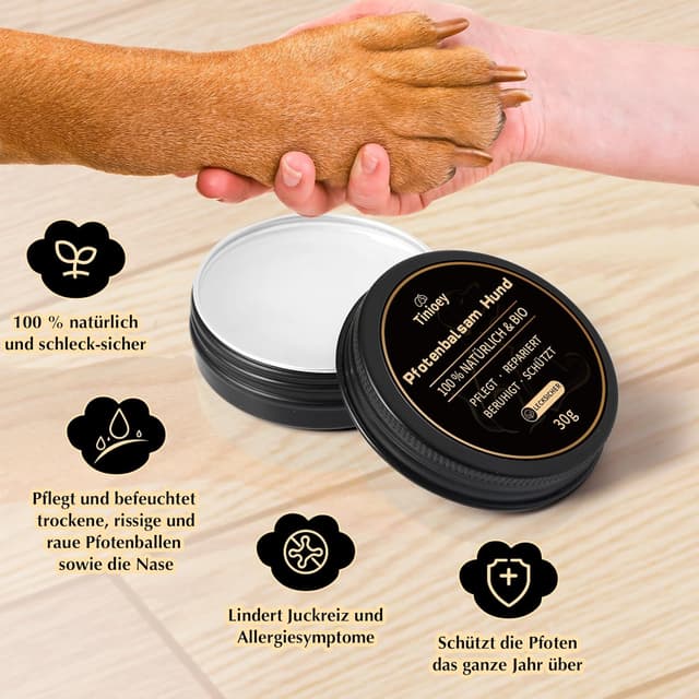 Thumbnail 1 de Tinioey Pfotenbalsam Hund 30g 🐾