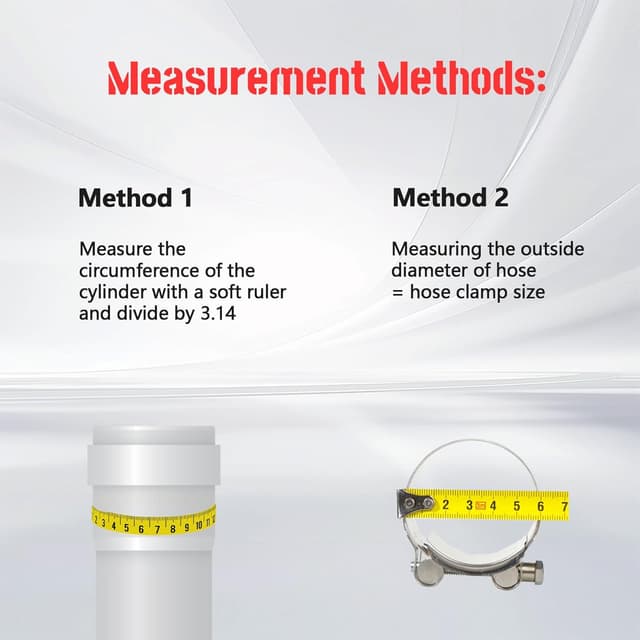Thumbnail 6 de Motorrad Auspuffschellen 2 Stück Edelstahl 44–47mm