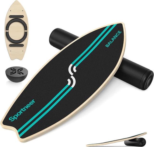Detalle de Sportneer Surfin Balance Board 8‑in‑1 Gleichgewichtstrainer