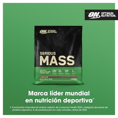 Detalle 2 de Optimum Nutrition Serious Mass vainilla 8 servicios