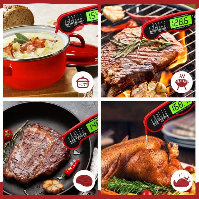 Thumbnail 6 de AWLKIM Digital Meat Thermometer, Instant Read