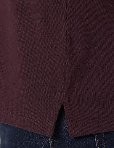 Detalle 1 de Calvin Klein Polo SS Monogram piqué LV040EM269 para hombre en morado (marrón moca), talla L