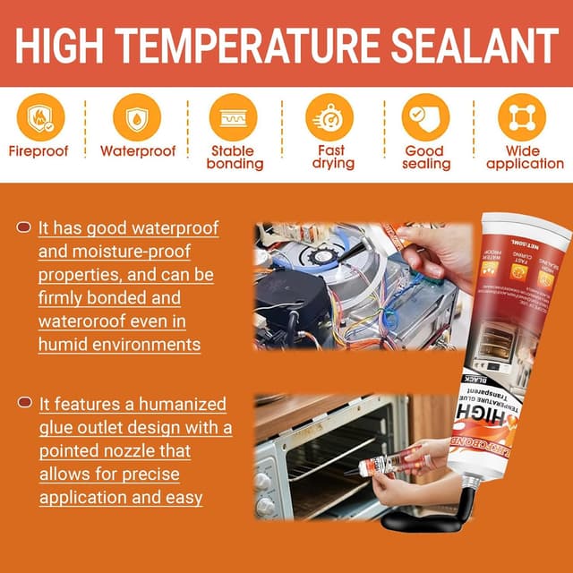 Thumbnail 2 de LIKFCBOND Pegamento Alta Temperatura 100 ml 650°C