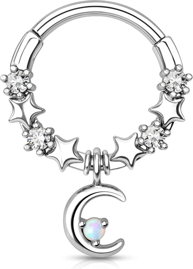 Imagen de Melighting Piercing setto lunare 16G en OfertitasTOP