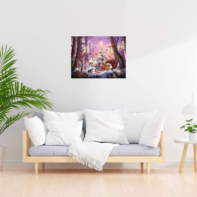 Detalle 2 de Ravensburger Puzzle Christmas in Woods 2000 pezzi 🧩