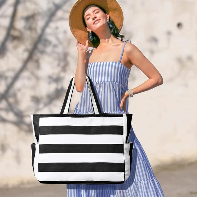 Detalle 2 de oscaurt XXL Strandtasche 40 Liter Familie