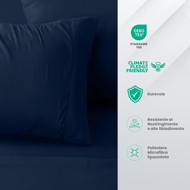 Detalle de Utopia Bedding Set lenzuola matrimoniali 180x200