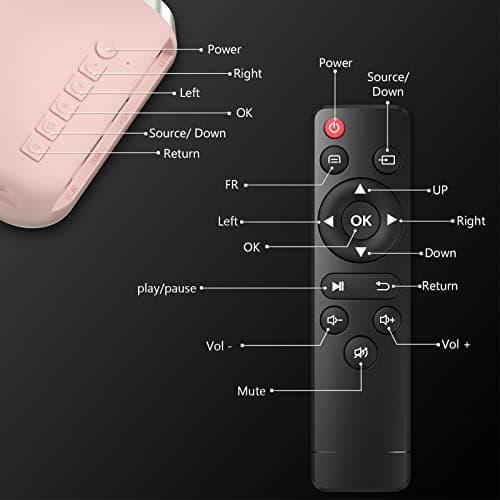 Thumbnail 5 de Ksbaby Proyector portátil para exteriores 🎬 Compatible con HDMI, USB