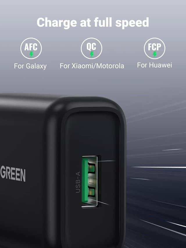 Detalle de UGREEN USB Charger 18W Quick Charge