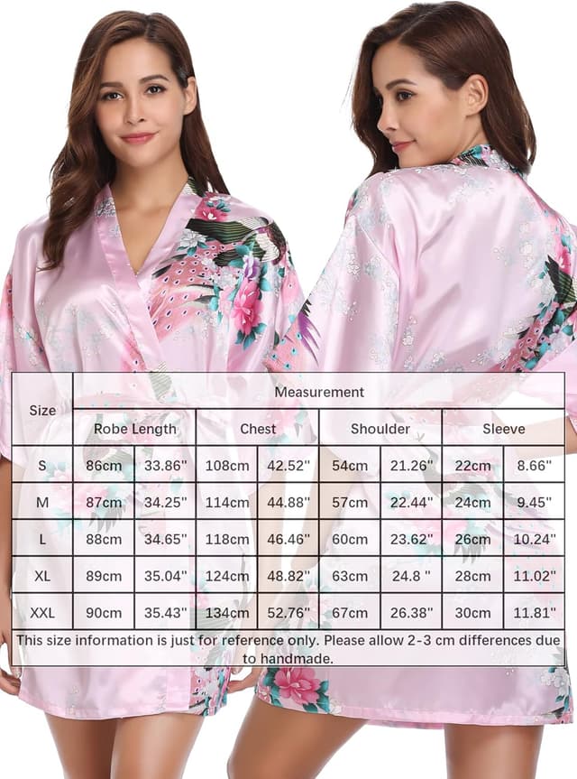 Thumbnail 5 de Vlazom Kimono Japonais Femme Satin Mariage
