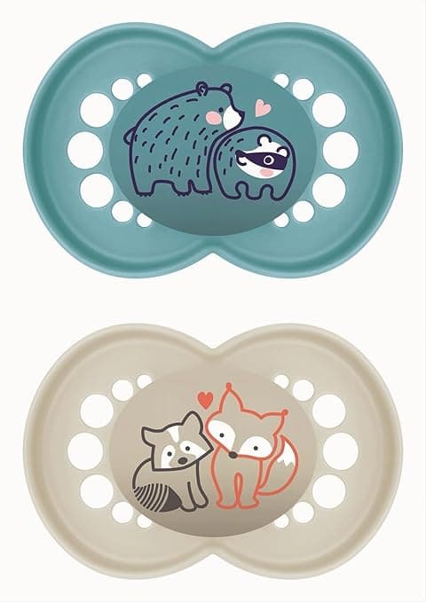 Imagen de MAM Chupete Látex de Caucho Natural Pack 2 en OfertitasTOP