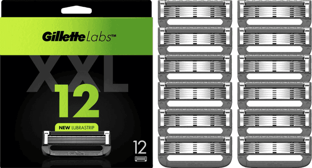 Detalle de Gillette Labs Ersatzklingen (12 Stück) – kompatibel mit allen Gillette Labs Rasierern