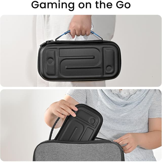 Detalle 1 de RaceGT Custodia per Nintendo Switch 2 (2-pack accessori) con protezione schermo e impugnature per i pollici