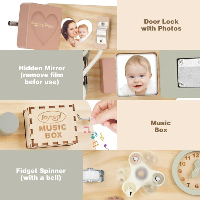 Detalle de Joyreal Joyreal Grande Busy Board Montessori 16