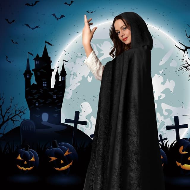 Thumbnail 4 de AOOWU Umhang mit Kapuze für Halloween