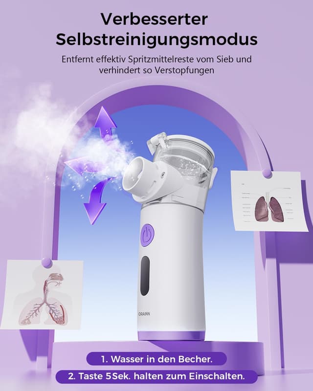 Thumbnail 6 de Inhalationsgerät Mesh 2,1 µm für Kinder