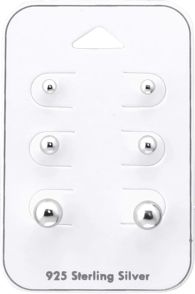 Thumbnail 3 de The Rose & Silver 925 Stud Earrings