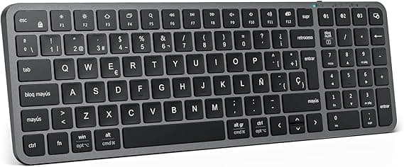 Imagen de iClever BK20 Teclado Bluetooth Inalámbrico para MacBook y Tablet 🖥 en OfertitasTOP