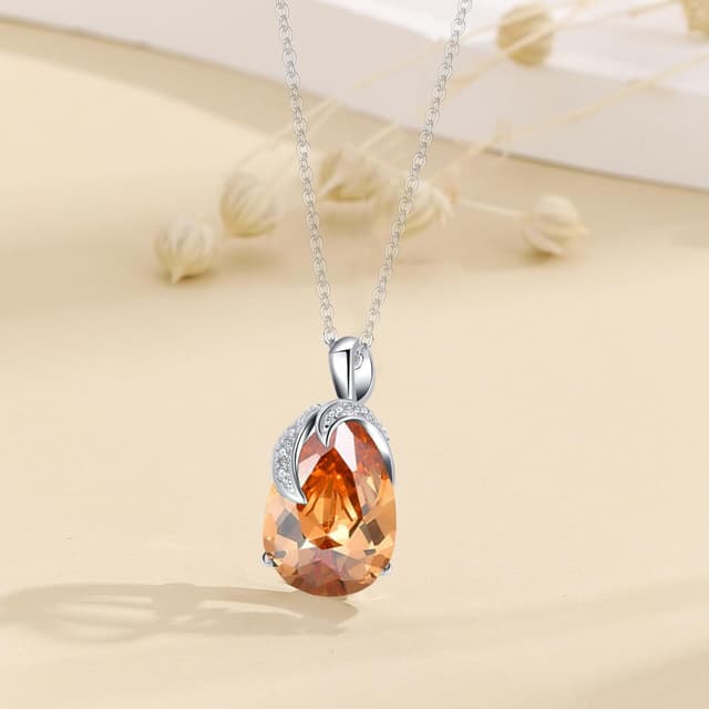 Thumbnail 3 de VONSSY Classic Oval Pendant Necklace 1 piece