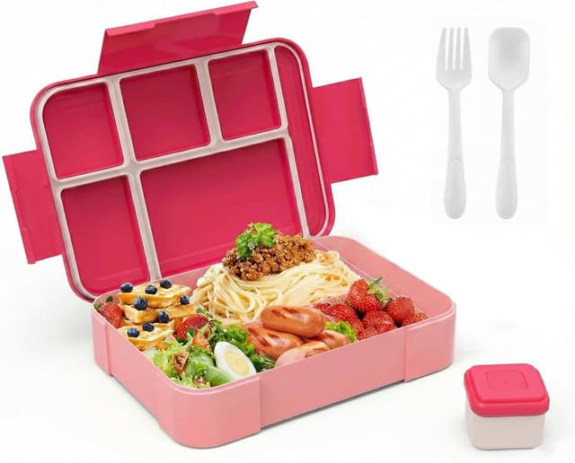 Detalle de Carehabi Fiambrera Bento Box 6 Compartimentos