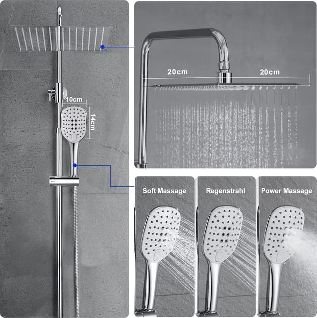 Thumbnail 2 de JOHO Colonna Doccia 20×20 cm Quadrato