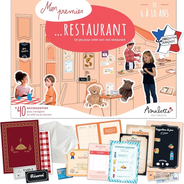 Imagen de Amulette CHEF Mon Premier Restaurant 40+ accessoires 🎲 en OfertitasTOP