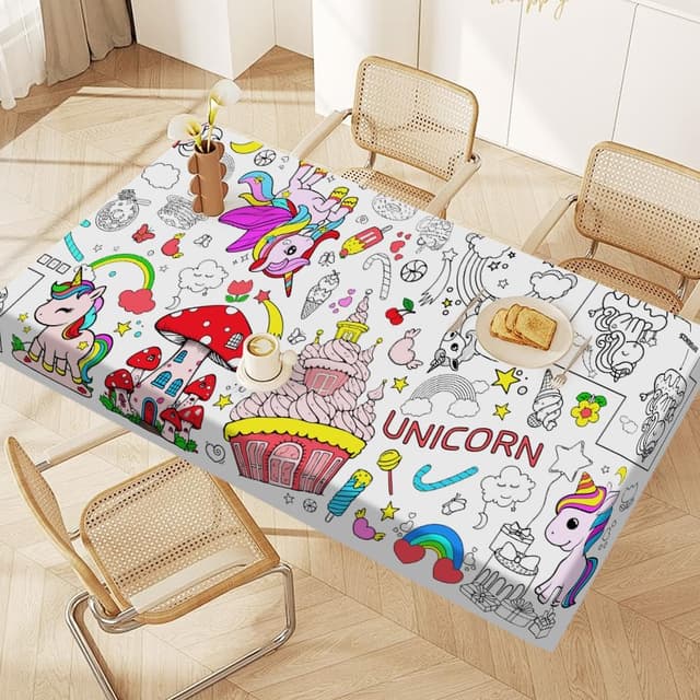 Thumbnail 5 de AYESY Nappe à colorier 183×76 cm 🎨