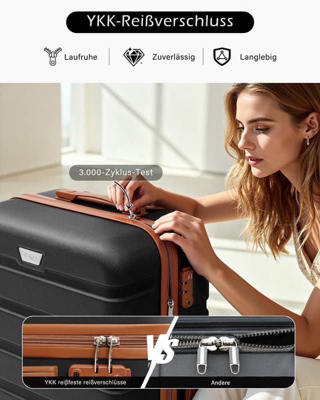 Thumbnail 3 de Coolife Mittelgroßer Koffer 67 cm