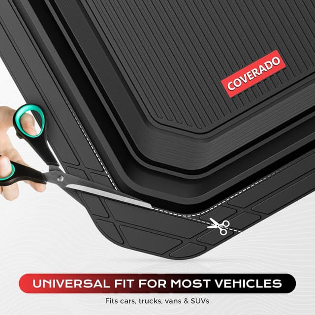 Detalle 2 de Coverado Car Floor Mats 3PCS Universal Fit