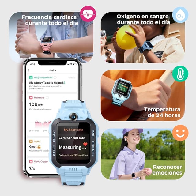 Detalle de imoo Z7 Reloj Inteligente Niño GPS 4G