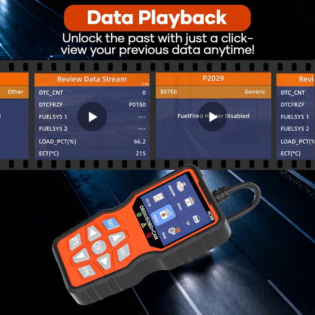 Thumbnail 6 de bakibo OBD2 Diagnosegerät Auto 10 Modi
