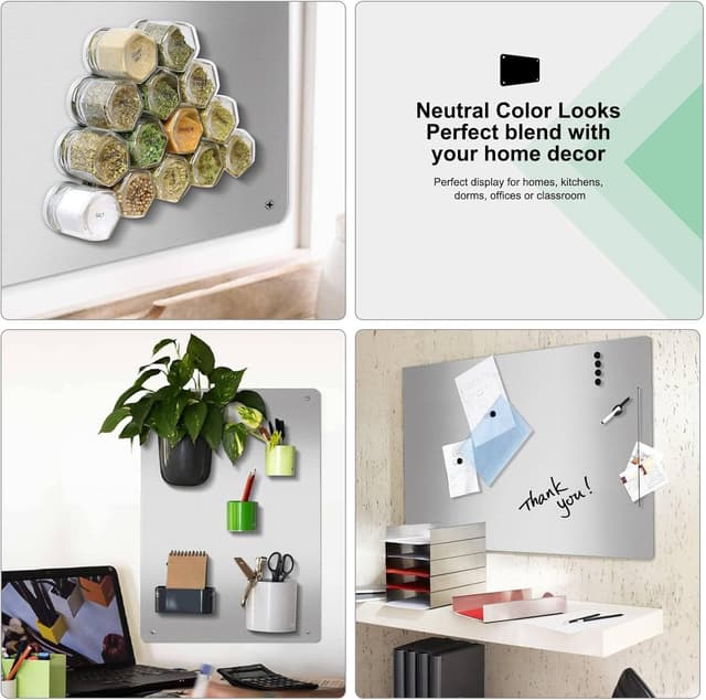 Thumbnail 5 de Raweao Lavagna magnetica da parete 30×43,5 cm 🧲