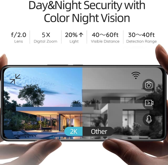 Thumbnail 6 de Rraycom 4Pack 2K 5G/2.4G security cameras