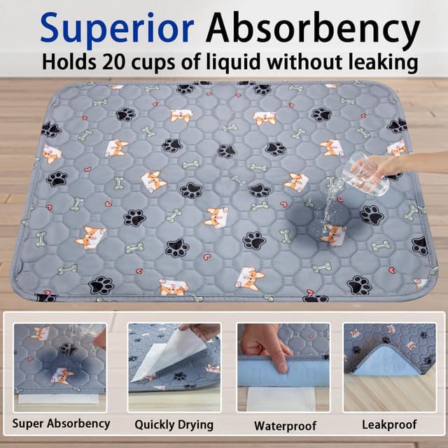 Thumbnail 2 de Washable Pee Pads for Dogs 45x60cm