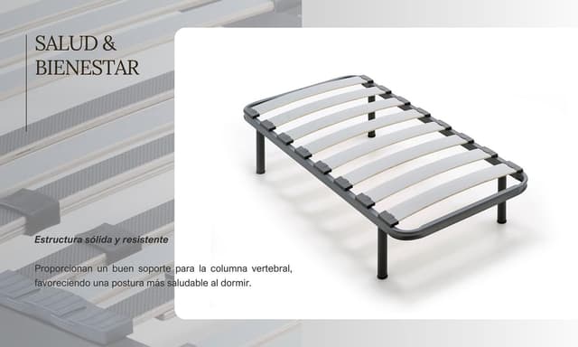 Thumbnail 2 de habithor Somier Reforzado 80x180 cm