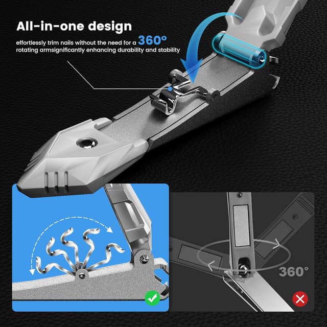 Thumbnail 6 de INXEN Nagelknipser aus mattiertem Edelstahl