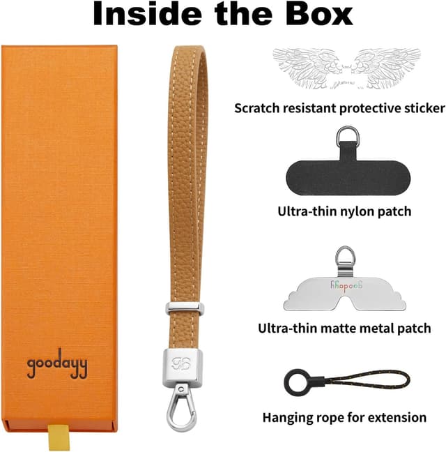 Thumbnail 2 de GOODAYY Phone Wrist Strap genuine leather lanyard