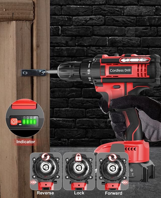 Thumbnail 4 de MHPRO Cordless Drill 21V 42N.m