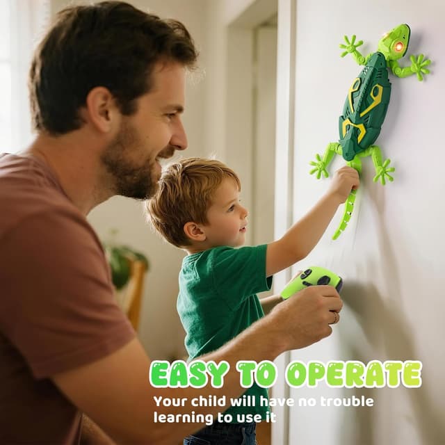 Detalle 2 de Yidoroye Robo Alive Wall Crawler Gecko remote control toy (wall-climbing lizard robot)